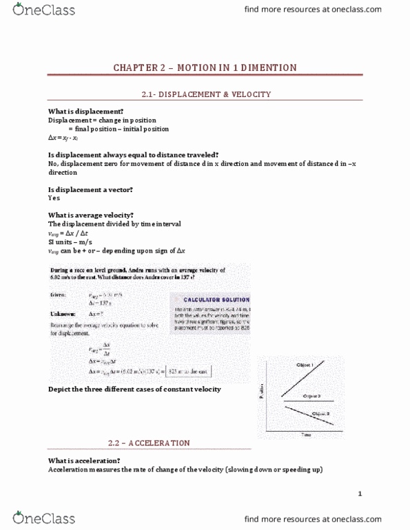 PH212 Lecture Notes - Lecture 3: International System Of Units, Mississippi Highway 1, Police Car thumbnail