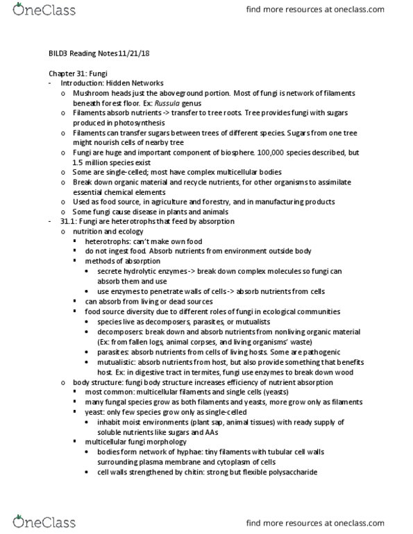 BILD 3 Chapter Notes - Chapter 20: Russula, Sap, Nephron thumbnail