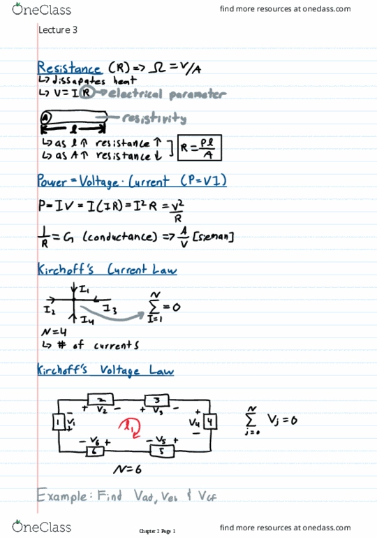 Electrical and Computer Engineering 2205A/B Lecture 3: Lecture 3 thumbnail