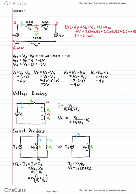 Electrical and Computer Engineering 2205A/B Lecture 4: Lecture 4 thumbnail