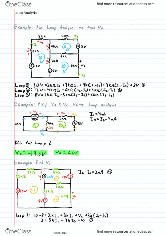 Electrical and Computer Engineering 2205A/B Lecture 7: Loop Analysis thumbnail