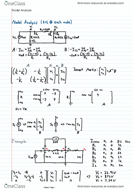 Electrical and Computer Engineering 2205A/B Lecture 5: Nodal Analysis thumbnail