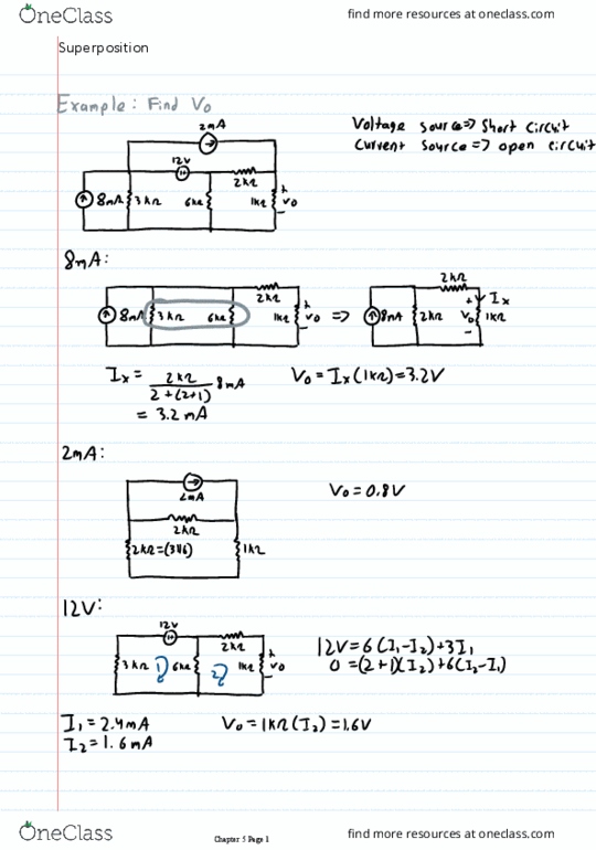 Electrical and Computer Engineering 2205A/B Lecture 9: Superposition thumbnail