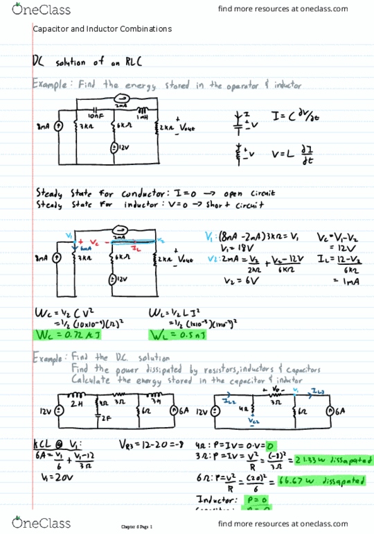 Electrical and Computer Engineering 2205A/B Lecture 15: Capacitor and Inductor Combinations thumbnail