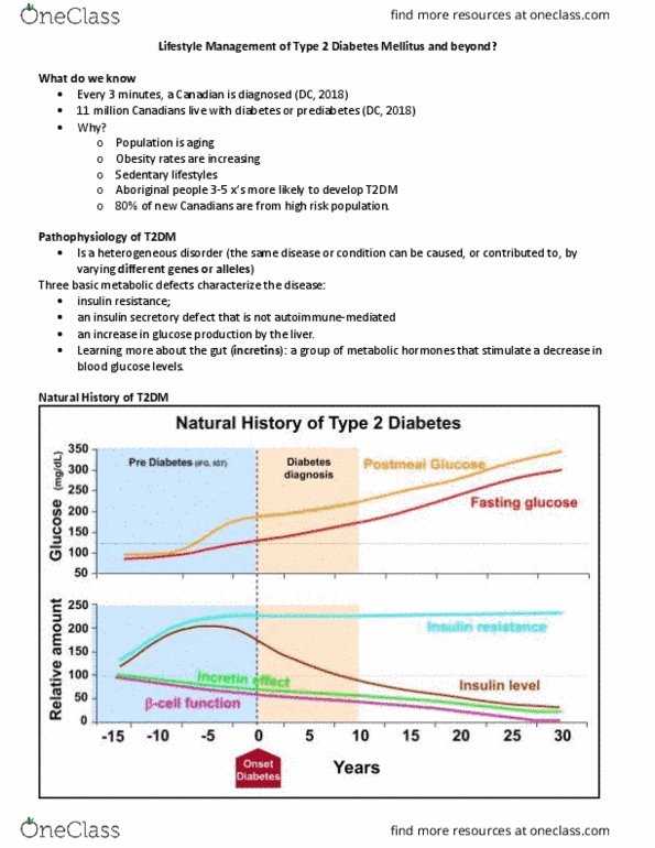 HTHSCI 3BB3 Lecture Notes - Lecture 10: Insulin Resistance, Prediabetes, Walkability thumbnail