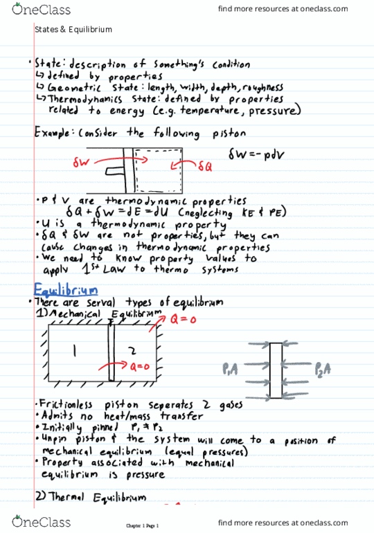 Mechanical and Materials Engineering 2204A/B Lecture 2: States & Equilibrium thumbnail