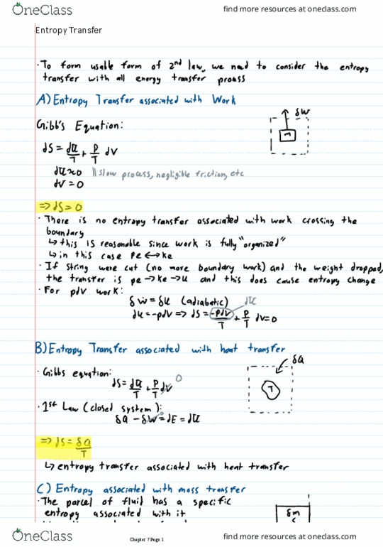 Mechanical and Materials Engineering 2204A/B Lecture 14: Entropy Transfer thumbnail