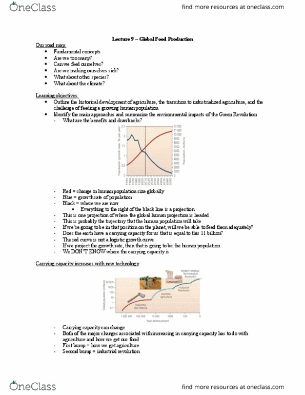 Biology 2485B Lecture Notes - Lecture 9: Logistic Function, Food First, Carrying Capacity thumbnail