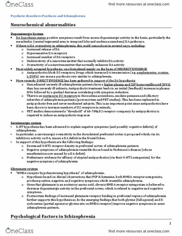 INDS 212 Lecture Notes - Lecture 36: Atypical Antipsychotic, Nucleus Accumbens, Dopamine Receptor D2 thumbnail