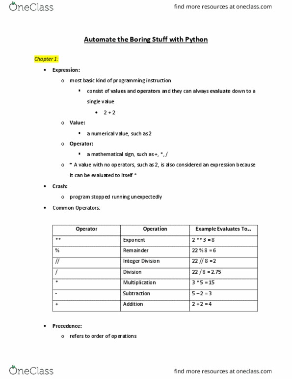 CSE20289 Chapter 1: ABSP Chapter 1 Part 1 thumbnail