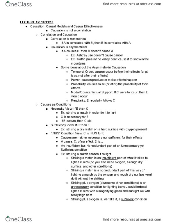 PHI 31 Lecture Notes - Lecture 15: Necessity And Sufficiency thumbnail