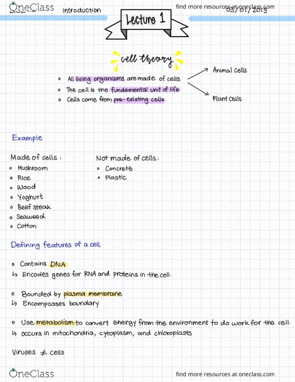 BIOL 112 Lecture Notes - Lecture 1: Aaa Battery, Yogurt thumbnail