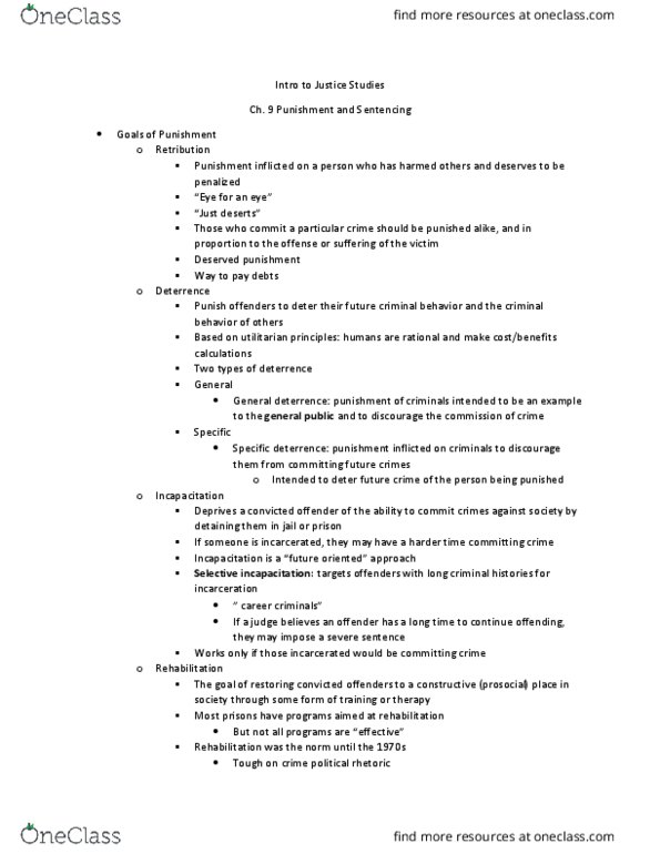 CRIM 12000 Chapter Notes - Chapter 9: Restorative Justice, Rocuronium Bromide, Pancuronium Bromide thumbnail