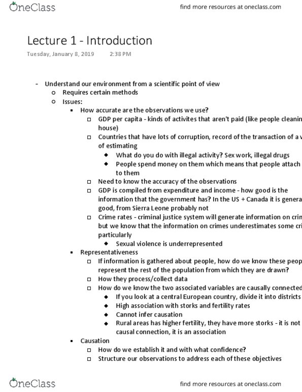 SOCI 211 Lecture Notes - Lecture 1: Research Question, Dependent And Independent Variables, Anomie thumbnail