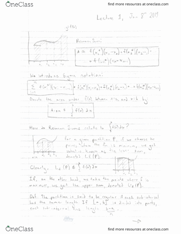 MATH 141 Lecture 1: Scanned Documents Math 141 cover image