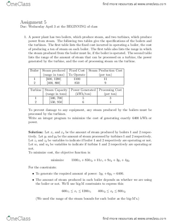 CO250 Lecture Notes - Glossary Of Video Game Terms, Kilowatt Hour, Simplex Algorithm thumbnail