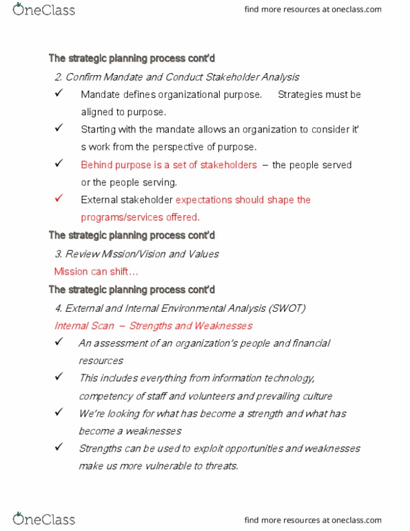 NPM700 Chapter 4: Executive Mgmt and Strat Planning - Ch 4 and 8 Final 4 thumbnail