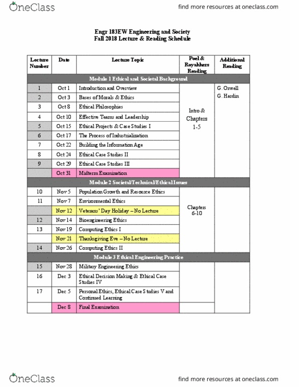 ENGR 183EW Lecture 1: Lecture Reading Schedule thumbnail