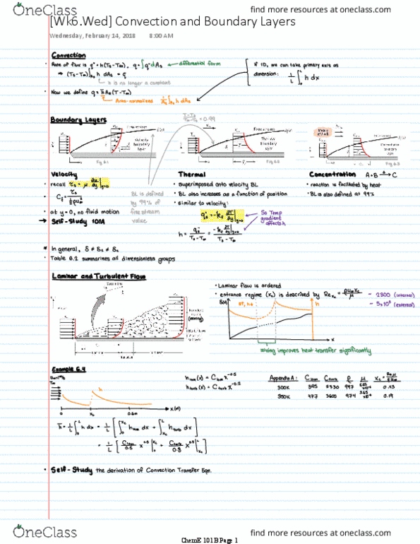 CH ENGR 101B Lecture 6: [Wk6] Convection and Boundary Layers thumbnail