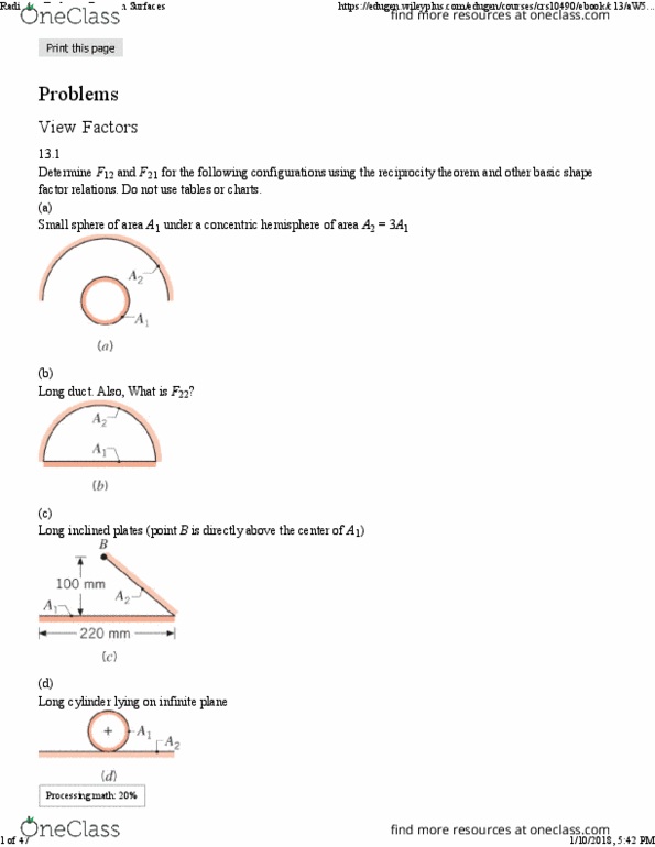 CH ENGR 101B Chapter 13: Problem Sets thumbnail