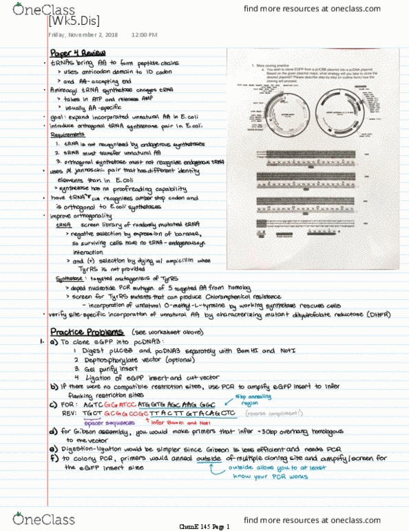 CH ENGR 145 Lecture 5: [Wk5] thumbnail