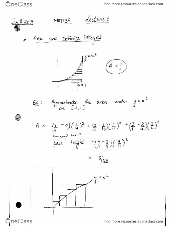 MAT135Y5 Lecture Notes - Lecture 1: Atex Directive cover image