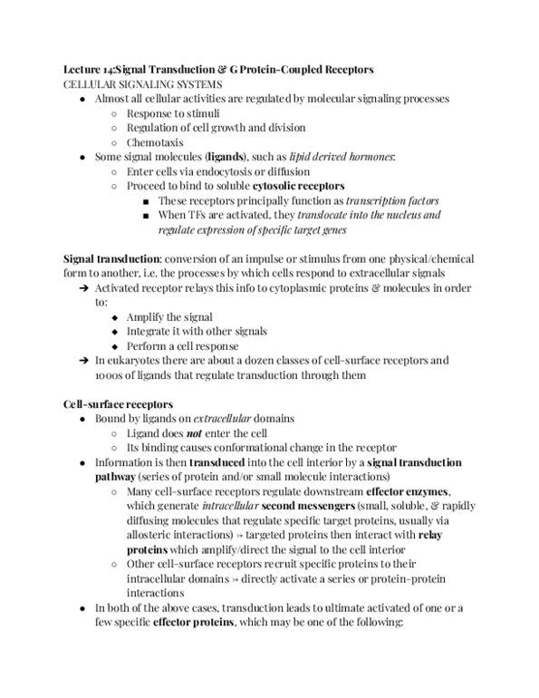 BSC 300 Lecture 14: 14 Signal Transduction & G Protein-Coupled Receptors thumbnail