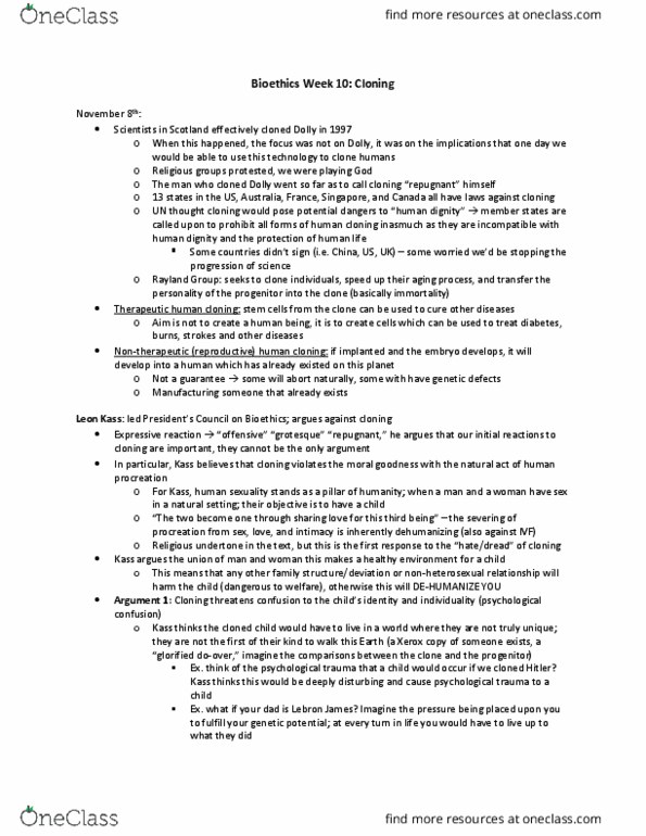 PHILOS 2D03 Lecture 10: Bioethics-Week-10-Cloning thumbnail