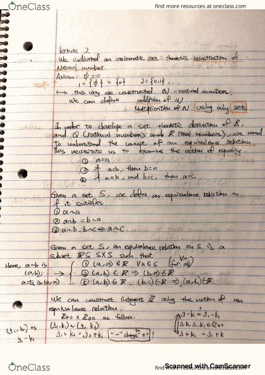 MATH 281 Lecture 2: Construction of Z and Q thumbnail