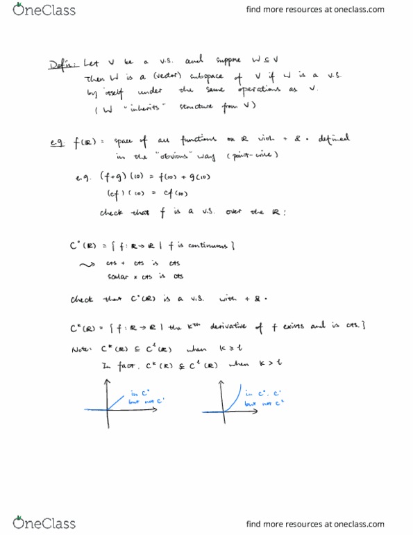 MAT224H1 Lecture Notes - Lecture 2: Scalar Multiplication, Fisheries College And Research Institute thumbnail