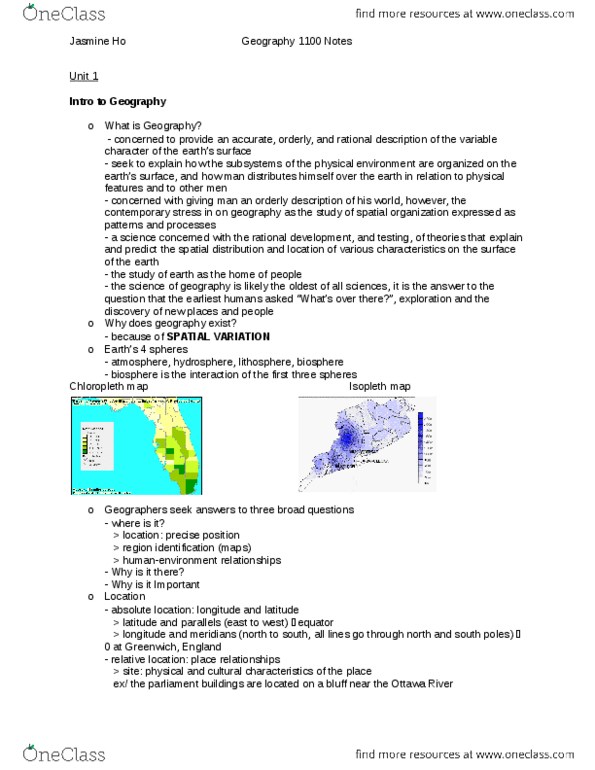 Geography 1100 Lecture Notes - Bourgeoisie, Fluid Parcel, Basalt thumbnail