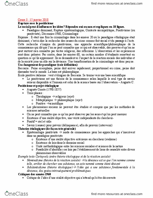 CRM 2702 Lecture Notes - Lecture 2: Le Monde, Auguste Comte, Dune thumbnail