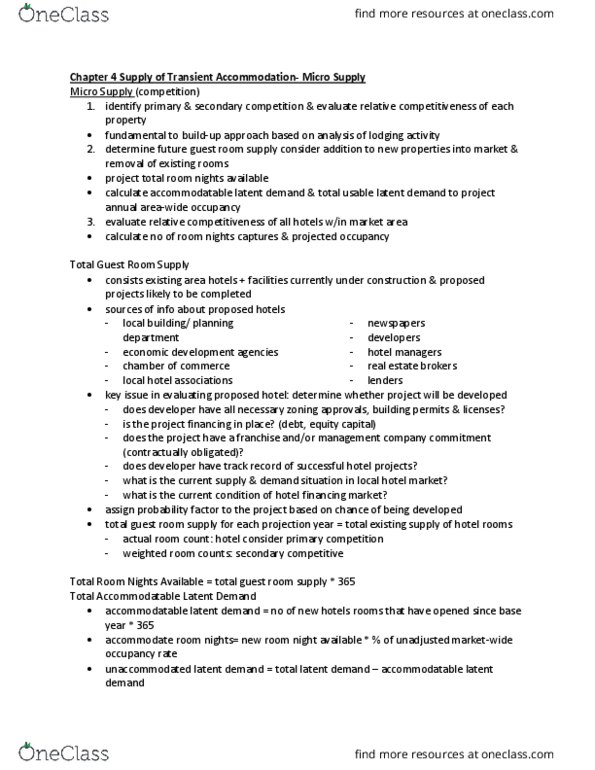 HTD 500 Lecture Notes - Lecture 5: Cash Flow, Analysis Of Variance, Obsolescence thumbnail