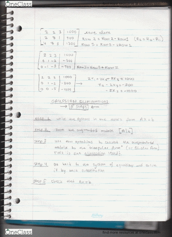 ENGM 1041 Lecture : Linear Algebra Jan 14, 2019 Notes thumbnail