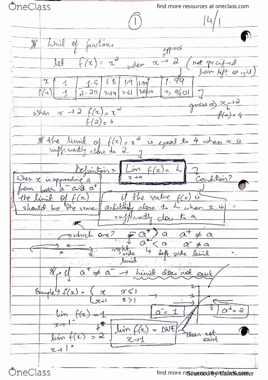 MATH 265 Lecture 2: MATH 265 Lecture 2 Limit of Functions cover image