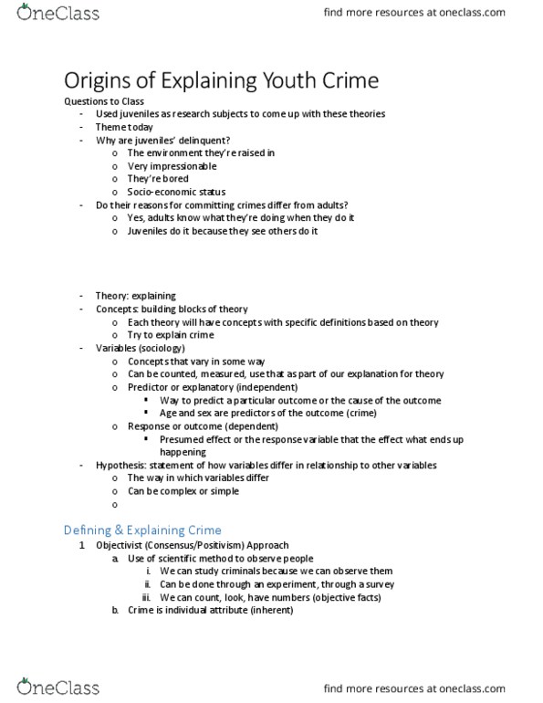 CC200 Lecture 3: Origins of Explaining Youth Crime thumbnail