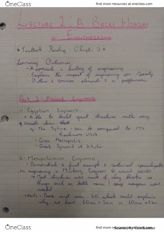 ECOR 4995 Lecture 2: Brief History of Engineering thumbnail