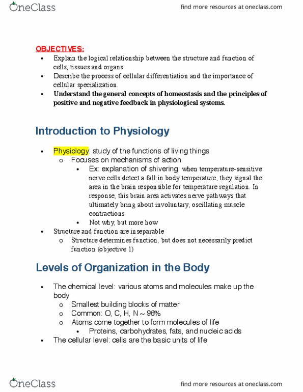 VTPP 423 Lecture 1: Introduction to Physiology and Homeostasis thumbnail