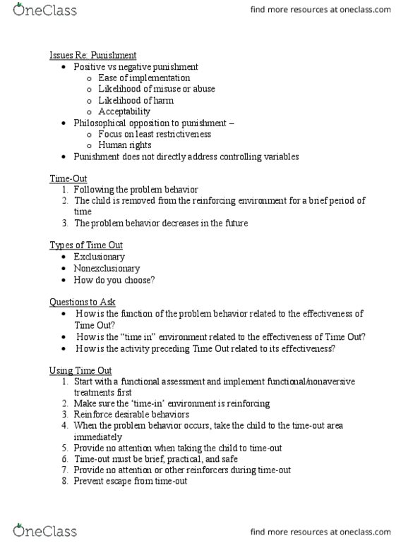 PSY 2220 Lecture 29: ABA puncishment thumbnail