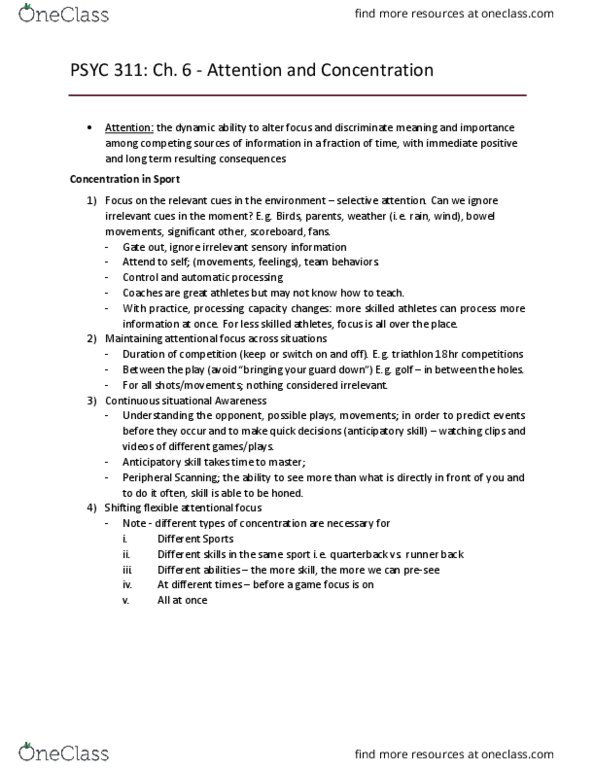 PSYC 311 Lecture Notes - Lecture 3: Time Perception thumbnail