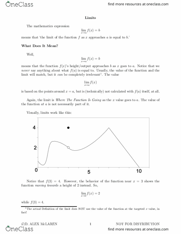 MATH 1P97 Lecture 5: Class 05LimitsBasicIdea cover image