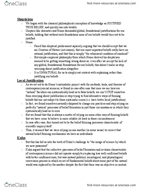 SOC SCI H1G Lecture Notes - Lecture 18: Empirical Evidence thumbnail