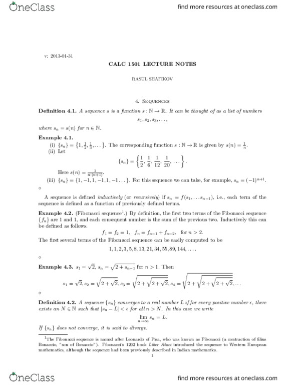 Calculus 1000A/B Lecture 5: seq thumbnail