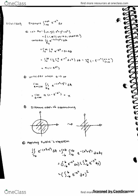 MAT235Y1 Lecture 7: Double integral of inifinty function and Probability cover image