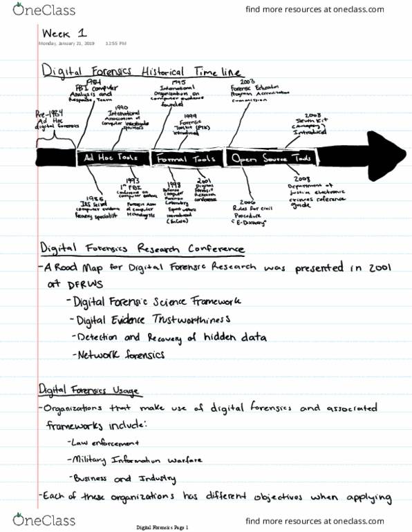 COMP 5350 Lecture 1: Intro and Digital Forensics History thumbnail