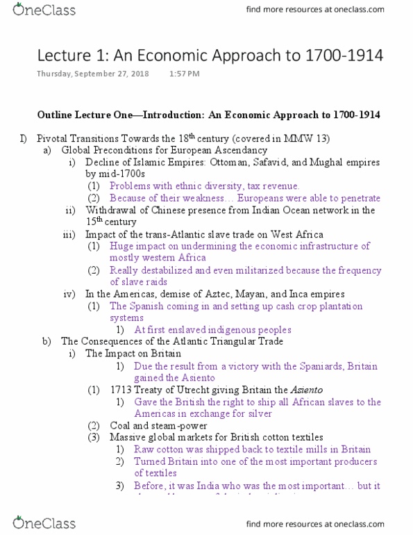 MMW 14 Lecture 1: An Economic Approach to 1700-1914 thumbnail