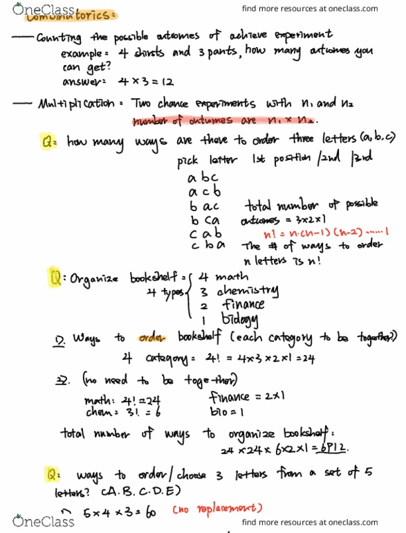 MATH 3160 Lecture 1: MATH 3160- lecture 1-intro and Combinatorics cover image