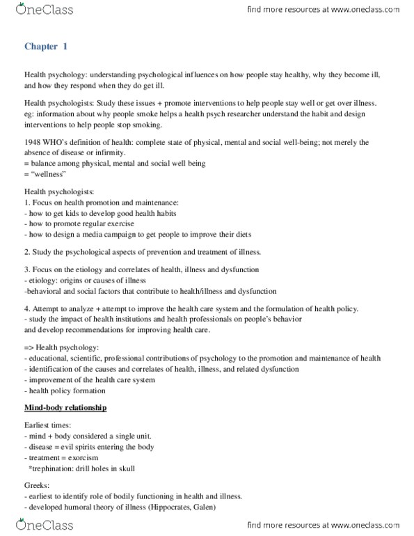 PSY333H1 Chapter Notes -Acculturation, Phlegm, Arteriole thumbnail