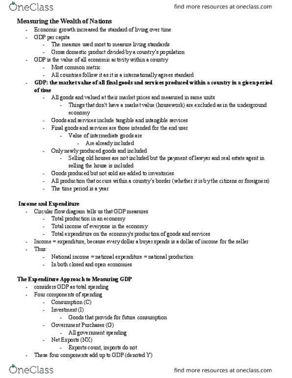 ECO 1102 Lecture Notes - Lecture 2: Black Market, Denim, Canada Pension Plan thumbnail