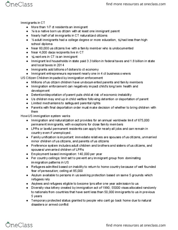 LLAS 1570 Lecture Notes - Lecture 10: Immigration Enforcement, Sanctuary City, Violence Against Women Act thumbnail